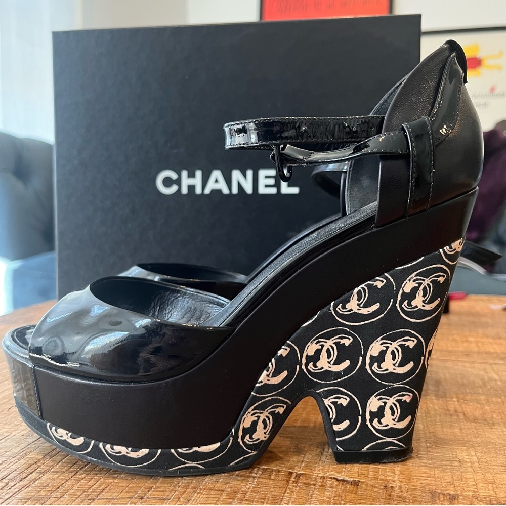 Spectacular Chanel Wedge Heels